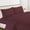 Burgundy, variant on Life Style 1200 Thread Count 100% Egyptain Cotton 4-Piece Deep Pocket Stripe Sheet Set (King, White)