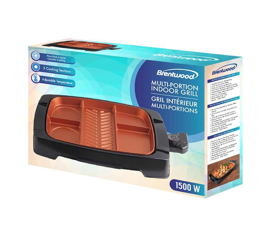 Brentwood Multi-Portion Electric Indoor Grill