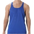 thumbnail image 2 of Styesk Tank Tops Men Fashionable Men's Round-neck Solid Color Mesh Drying Sleeveless Top, 2 of 7