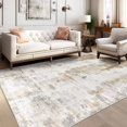 thumbnail image 1 of Famibay 5x8 Area Rug Washable Neutral Rugs for Living Room Thin Low Pile Bedroom Carpet Modern Abstract Carpet Rugs for Living Room Bedroom Entrance(, 1 of 7