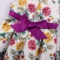 thumbnail image 4 of Funicet Robe pour Bébé Fille, Nœuds pour Bébé Fille, Petite Robe Imprimée à Manches Volantes pour Filles, Robes de Soirée pour Fête de Vacances, 4 of 9