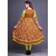 thumbnail image 4 of Bimba Kurti Longue Imprimée pour Femmes Robe Anarkali Indienne Haut Tunique Décontracté, 4 of 5