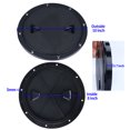 thumbnail image 3 of Yeacher ABS Round Deck Inspection Access AntiSlip HatchCover Boat Screw Out Deck Inspection Plate Cover, 3 of 8