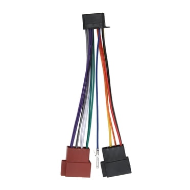 Radio Stereo Wire Harness Adapter,16 Pin ABS Car CD Player Wiring Harness Radio Wiring Harness Connector Streamlined Design