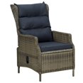 thumbnail image 3 of vidaXL 7 Piece Garden Dining Set Brown Poly Rattan, 3 of 5