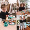 thumbnail image 2 of YOPTOP 38 Pieces Unique Pretend Interactive Tea Party Set for Girls Childrens, 2 of 7