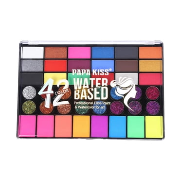 Face Body Paint Pigment Body Art Paint for Halloween Theatre for Kids Adults