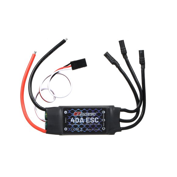 GTSKYTENRC 2-4S 40A Brushless ESC Motor Speed Controller Télécommande BEC ESC pour Voilure Fixe
