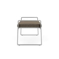 thumbnail image 5 of Gansett Reception Waiting Room Steel 2-Seat Bench / Silver Steel / Brown, 5 of 5