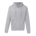 thumbnail image 3 of Ketyyh-chn99 Chandails à Capuchon pour Hommes à Fermeture Éclair Épais Personnalisés à Imprimé Graphique Chemise à Capuche Sweat Homme Chandail à Capuchon Gris, TG, 3 of 4
