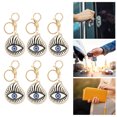 thumbnail image 4 of Rhinestone Eye Keychain, Versatile Black Blue Water Drop Eye Shape Eye Keychain Delicate Add Highlight  For Bag Accessories, 4 of 8