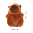 thumbnail image 2 of Plush Capybara Ornament Stuffed Capybara Pendant Plush Key Chain Backpack Hanging Capybara Charm, 2 of 8