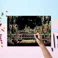 thumbnail image 1 of Nightscape DIY Scratch Off Art Kit for Adults Kids Reveal Hidden Designs Educational Activity, 1 of 2