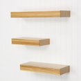 thumbnail image 2 of Cheungs 5952-3 Corrabel Ridged Floating Accent Shelves - Set of 3, 2 of 3