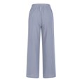 thumbnail image 5 of VEKDONE Womens Linen Long Pants Gray XL, 5 of 5