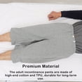thumbnail image 4 of maytalsory Pantalon Anti-Fuites Absorption d'Urine Shorts Résistant à la Saleté Anti-Pipi au Lit Imperméable Pantalon Coussiné Couches Raccourcies pour Adultes TG, 4 of 6