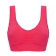 thumbnail image 3 of tumgatte Women Color Plus Size Ultra-thin Large Bra Sports Bra Full Bra Cup Tops Clearance, 3 of 6