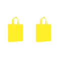 thumbnail image 4 of Decodeary Reusable Eco-Shopping Bag Folding Eco-Friendly Shoulder Storage Bag yellow 2Set, 4 of 6