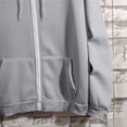 thumbnail image 3 of MeetoTime Womens Zip Up Hoodies Oversized Long Sleeve Sweatshirts Fleece Hooded Fall Jacket with Pockets, 3 of 7
