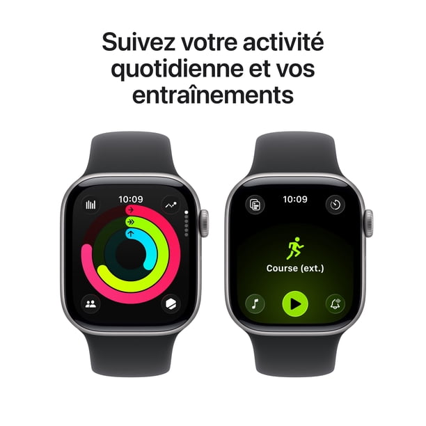 Apple Watch Series 11 GPS 42mm Space Grey Aluminium Case with