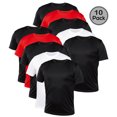 thumbnail image 1 of Blank Activewear Pack of 10 Men's T-Shirt, Quick Dry Performance fabric, 1 of 4