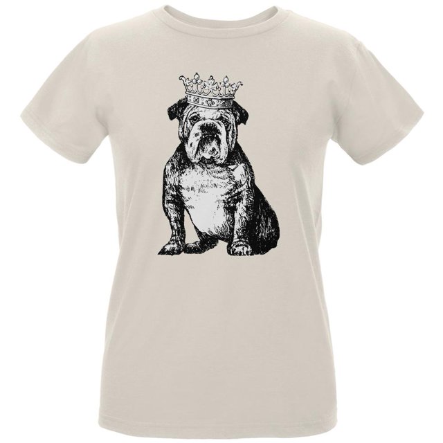 T-shirt Biologique pour Femmes British Bulldog Crown