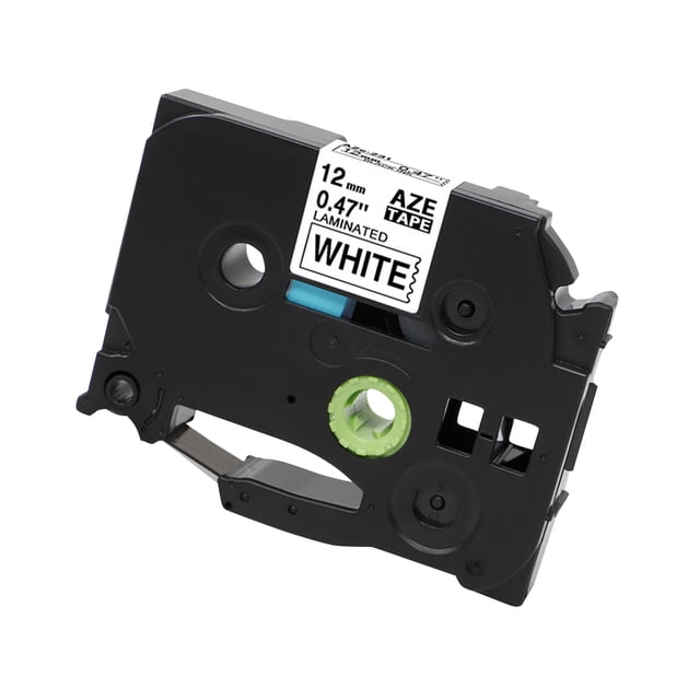 Freer 12mm Label Tapes Waterproof Oil Resistant Carbon Ribbon Replacement for Brother P-Touch Printer Tze231, White