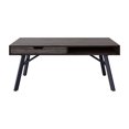 thumbnail image 1 of CorLiving Auston Engineered Wood and Steel Indoor Coffee Table  with 1 Drawer and Cubby, Dark Grey, 1 of 9