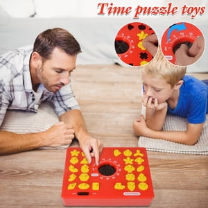 Cagogo Matching Jeu, EducationalToysforKidsParent Apprentissage de l'enfant, Jeu de jeu de Puzzle du Temps avec Winding Timer, Early LearningToysforChildrenCognitive Compétences Formation à la mémoire