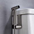 thumbnail image 2 of Ensemble de Pulvérisateur Bidet à Main en Acier Inoxydable, Kit d'Accessoires de Fixation de Bidet, Monté au Mur /monté dans le Réservoir de Toilette, Douche Musulmane pour Auto-Nettoyage, Or, 2 of 9