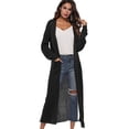 thumbnail image 4 of Women‘s Loose Long Sleeve Open Front Breathable Cardigan Sweater with Pocket, 4 of 4