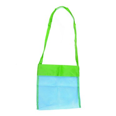 Boovnll Essentiels de Plage, Sac de Plage Jouets pour Enfants Sac de Rangement Rapide Outil de Dragage de Sable Sac en Filet, Accessoires de Plage, Essentiels de Vacances à la Plage