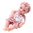 thumbnail image 2 of LSLJS Simulation Toy Baby Poupée Poupée Fille en Plastique Souple Poupée Poupée en Émail Jouet, 2 of 2