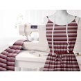 thumbnail image 5 of Soimoi Rayon Fabric Horizontal Stripe Print Fabric by The Yard 56 Inch Wide, 5 of 5