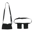 thumbnail image 3 of Surgery Drain Holder, Sliding Buckles Length Adjust Mastectomy Drainage Pouch Body Support Comfortable Wear  For Recovery Black, 3 of 8