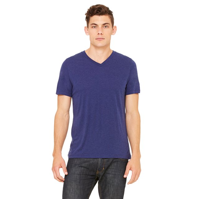 Bella + Canvas Unisex Triblend V-Neck T-Shirt