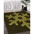thumbnail image 3 of Ahgly Company Tapis de Zone Carré Lavable en Machine Intérieur Transitionnel Noir Nuit, 7 Pieds Carré, 3 of 7