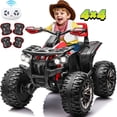 thumbnail image 1 of Joyracer VTT pour Enfants, Jouets à Chevaucher 24 Volts, Roues de VTT Motorisées avec Moteur 800 W, Télécommande, Musique Bluetooth, Klaxon, DEL pour Grand Cadeau pour Enfants, Rouge, 1 of 11