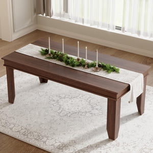 AKDSteel 71 Table à manger de pouce pour 6 à 8, Ferme moderne Grande table de cuisine, 400 Capacité Lbs, MDF Table rectangulaire en bois avec support robuste pour les rassemblements familiaux