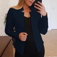 thumbnail image 1 of TIMIFIS Womens Casual Blazers Open Front Long Sleeve Work Office Jackets Blazer-NavyFall/Winter, 1 of 5