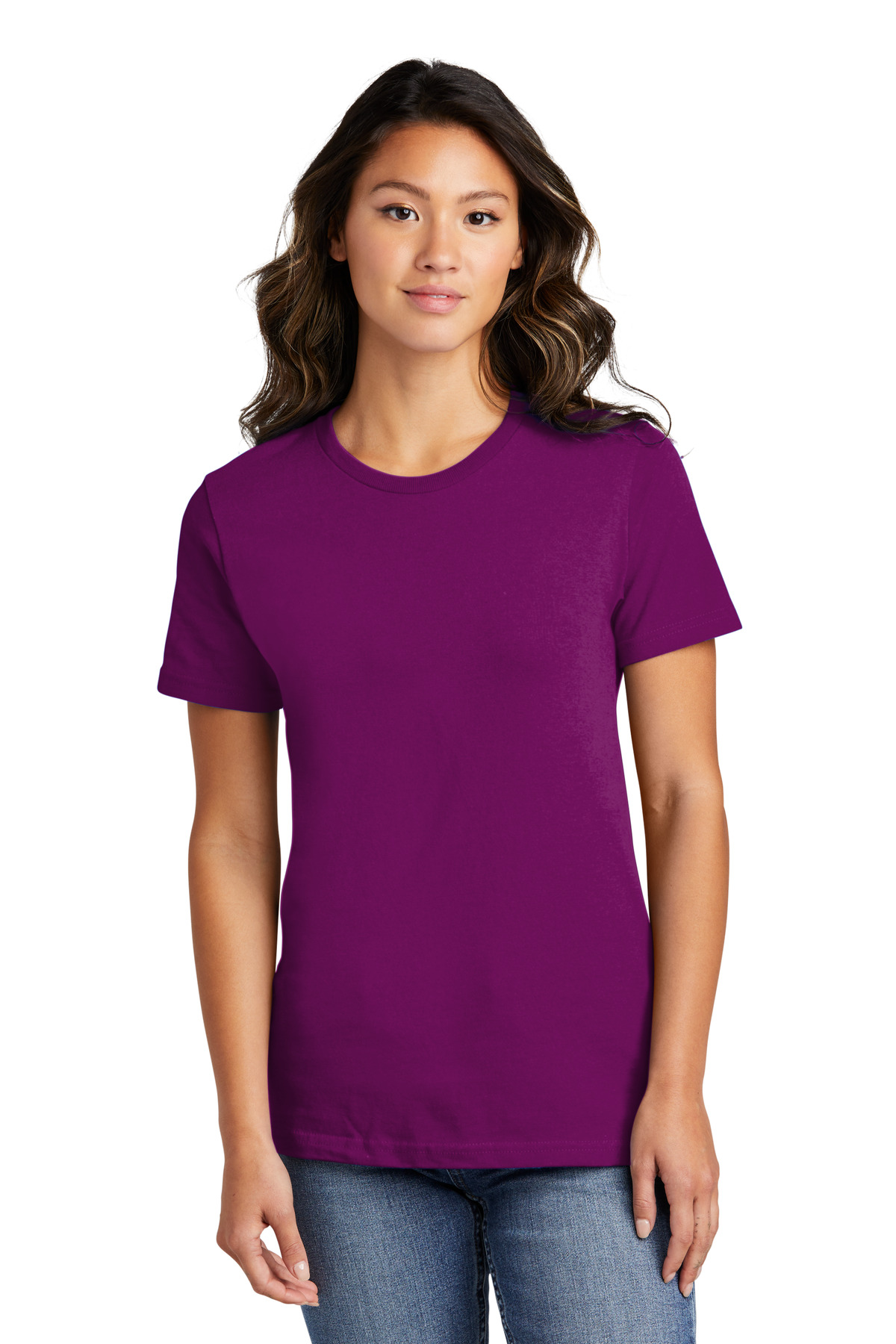 Port & Company T-Shirt en Coton Filé à l'Anneau pour Femmes LPC150