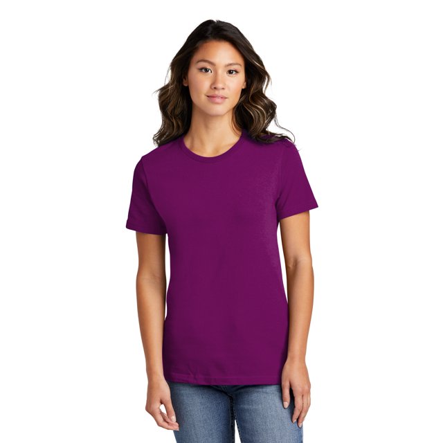 Port & Company T-Shirt en Coton Filé à l'Anneau pour Femmes LPC150