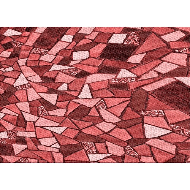 Ahgly Company Tapis Rectangulaire Lavable en Machine Rouge Transitionnel, 8 Pieds x 12 Pieds