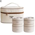 thumbnail image 1 of Boîte à Bento 1/2/3/4Pcs Conteneur Haute Capacité Moderne Ménage Portable Bento Boîte à Lunch, 1 of 4