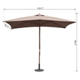 thumbnail image 1 of Outsunny parapluie de patio en bois rectangle, 1 of 2
