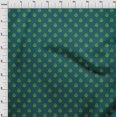 thumbnail image 3 of oneOone Viscose Jersey Fabric Floral Block Printed Fabric 1 Yard 60 Inch Wide, 3 of 5