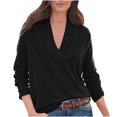 thumbnail image 1 of Birdeem Woman V-Neck Long Sleeve Solid Color Capless Fashion Commuting Comfort Jacket, 1 of 1