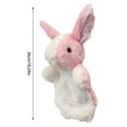 thumbnail image 2 of Easter Bunny Hand Puppet Toy Soft And Interactive Animal Doll For Kids, 2 of 3