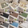 thumbnail image 2 of MesaSe Coffee Mat Hide Stain Rubber Backed Absorbent Coffee Maker Mat for Countertops Coffee Bar Mat Decor Spill Mat Rubber Dish Drying Mat for Kitchen Counter, 2 of 9