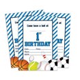 thumbnail image 1 of Darling Souvenir White Birthday Invitation Card 28 Pcs Fill or Write In Blank Invites Printable Party Supplies 5 x 7 Inches, 1 of 5
